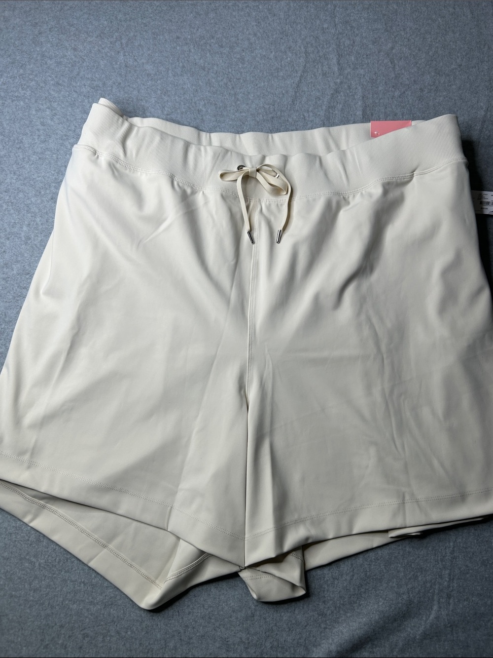 Livi Active Cream Athletic Shorts